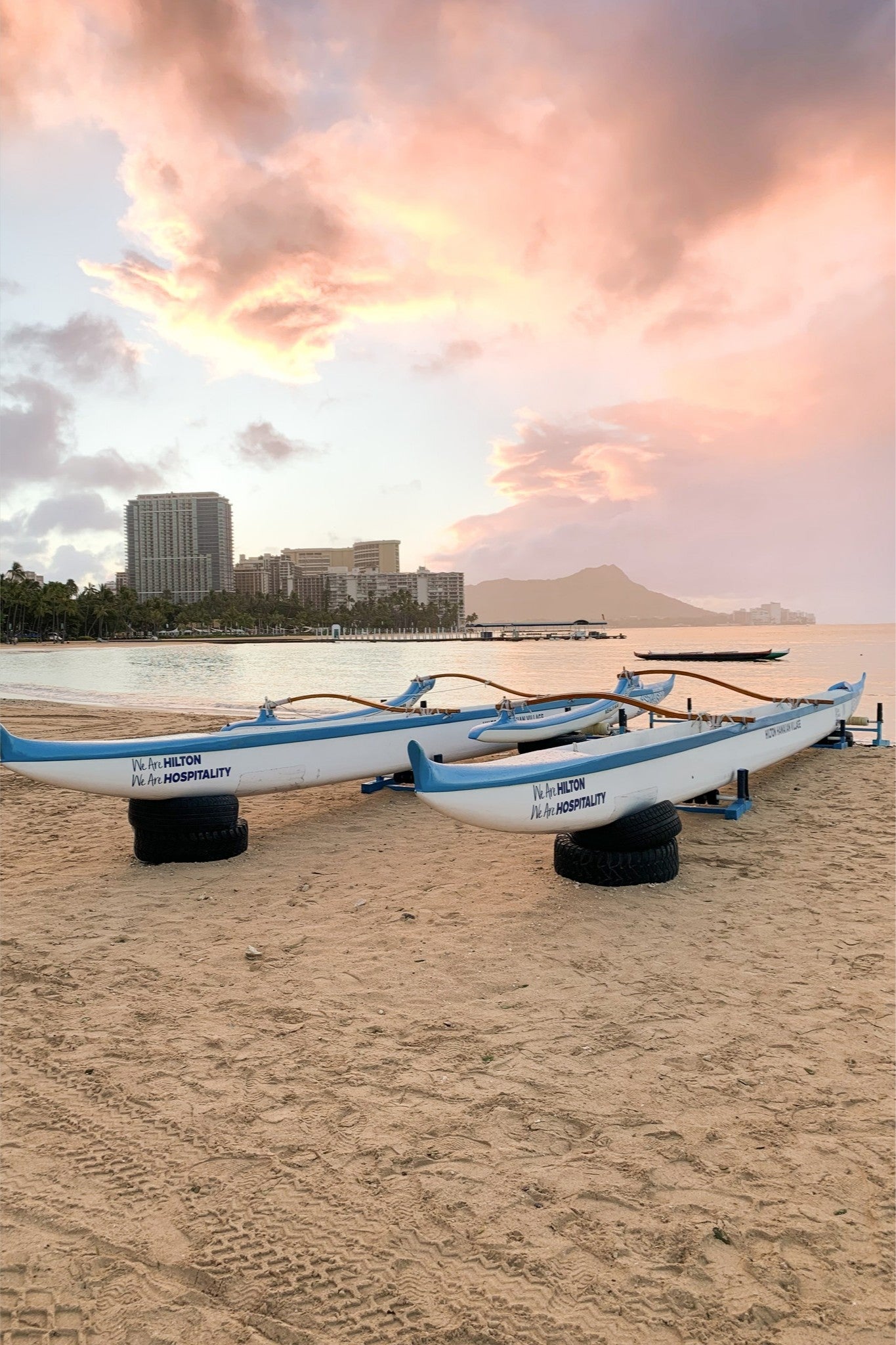 Morning Tide at Waikiki