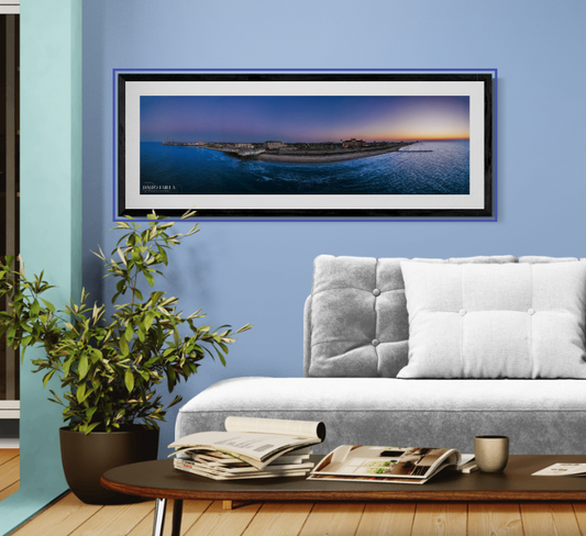 Island at Dusk — Coastal Panorama